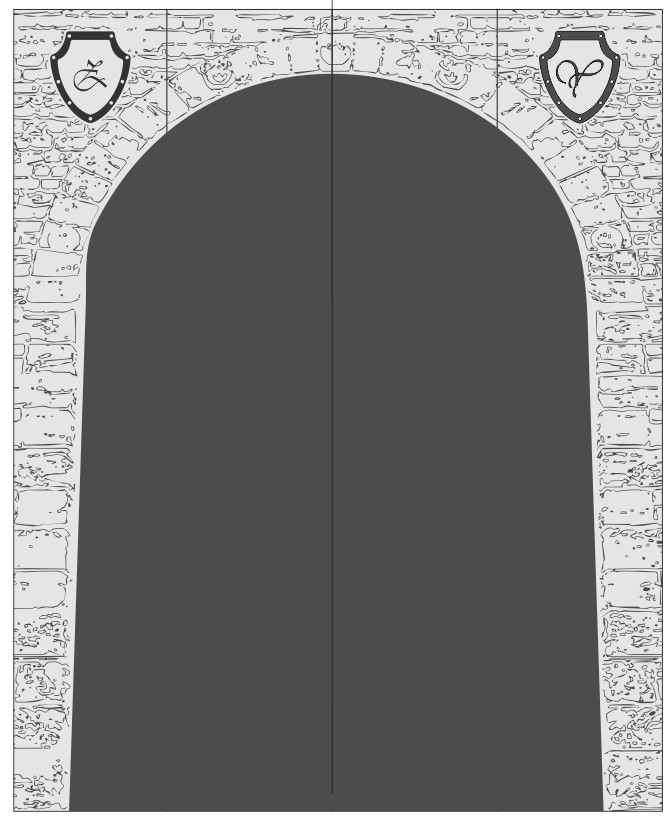 Рисунки для пескоструя на двери-купе Арки