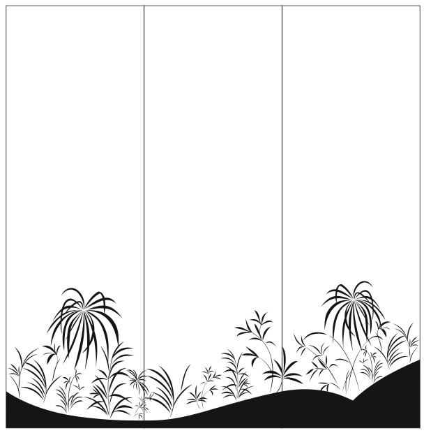 Рисунки для пескоструя на двери-купе Цветочные узоры