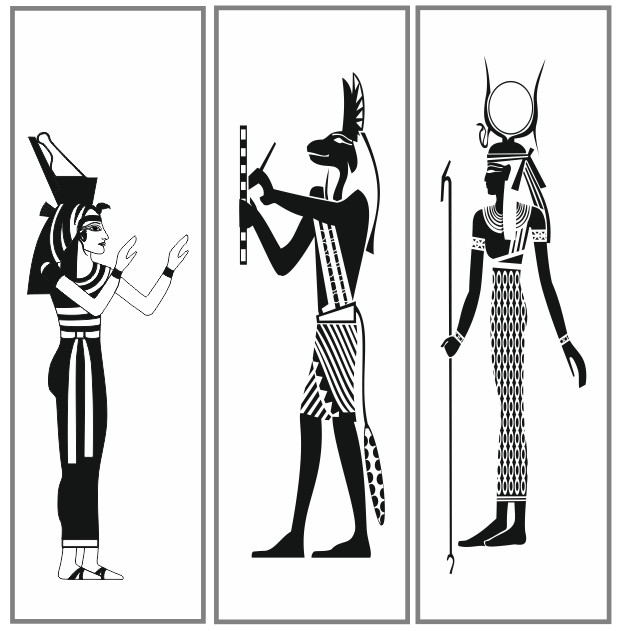 Рисунки для пескоструя на двери-купе Египет
