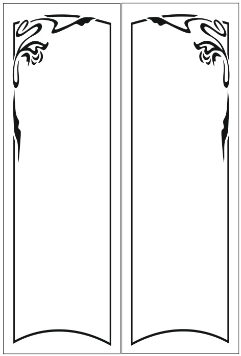 Рисунки для пескоструя на двери-купе Рамки