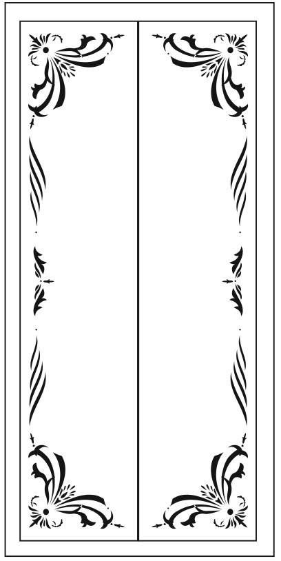 Рисунки для пескоструя на двери-купе Рамки
