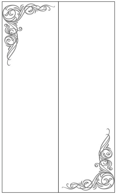 Рисунки для пескоструя на двери-купе Уголки