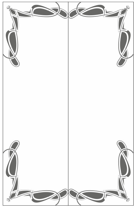 Рисунки для пескоструя на двери-купе Уголки
